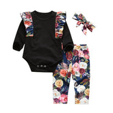 Floral Baby Girl Clothes Set